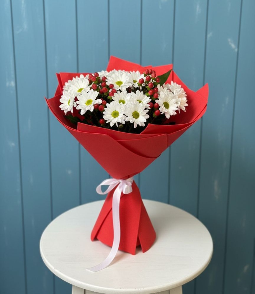 Букет цветов из: Хризантемы в Вычегодском