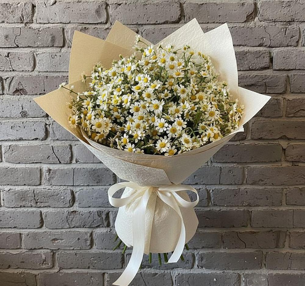 Букет Кустики радости в Вычегодском Букет цветов из: Ромашки в Вычегодском