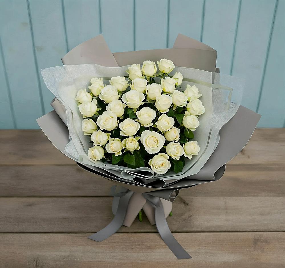 Букет Белоснежная нежность в Вычегодском
