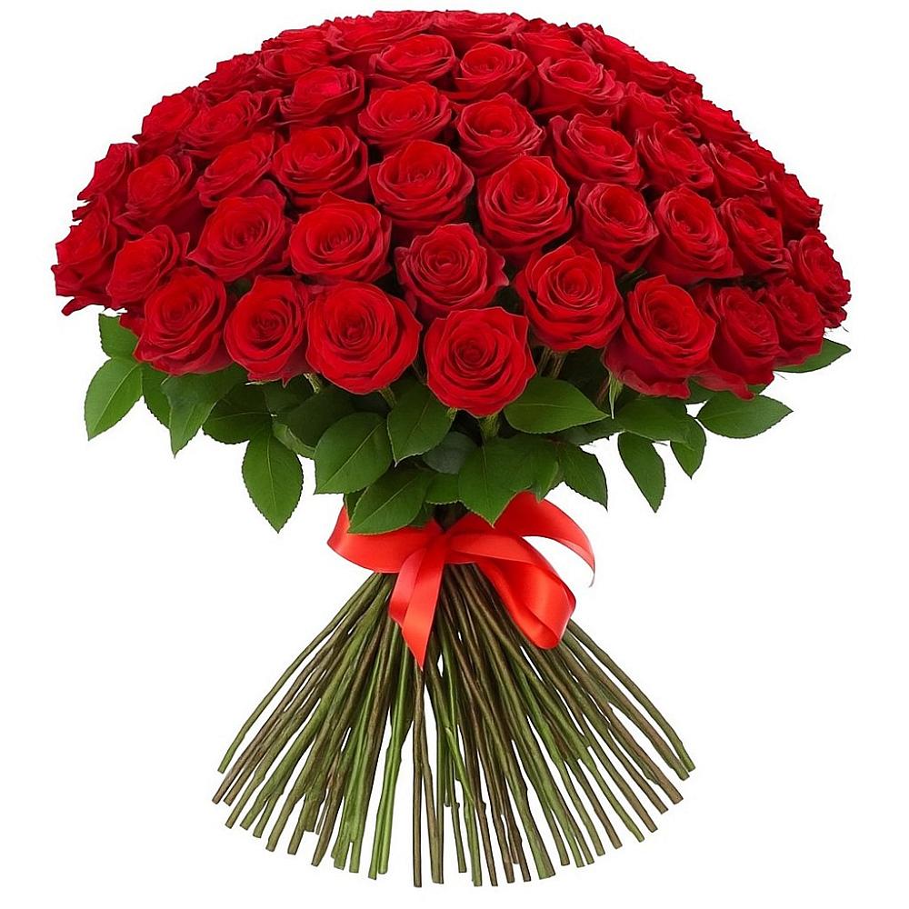 Букет Красные розы Блэк Меджик в Вычегодском