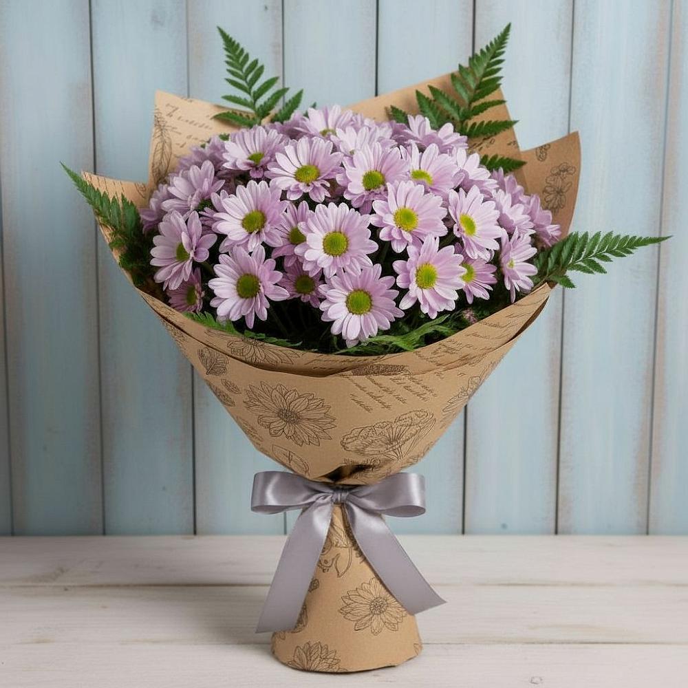 Букет соблазн в Вычегодском Букет цветов из: Хризантемы в Вычегодском