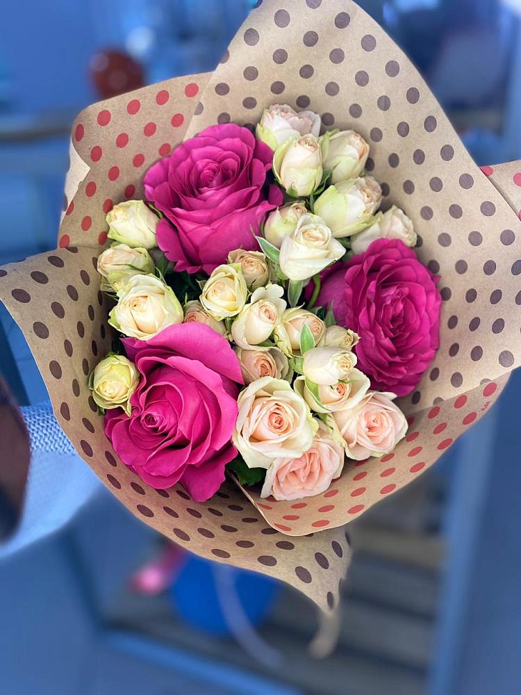 Букет ласковый взгляд в Вычегодском Букет цветов из: Розы в Вычегодском