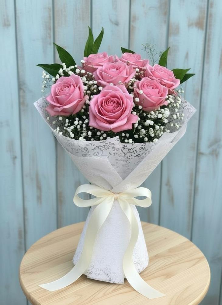 Букет шик блеск в Вычегодском Букет цветов из: Розы в Вычегодском