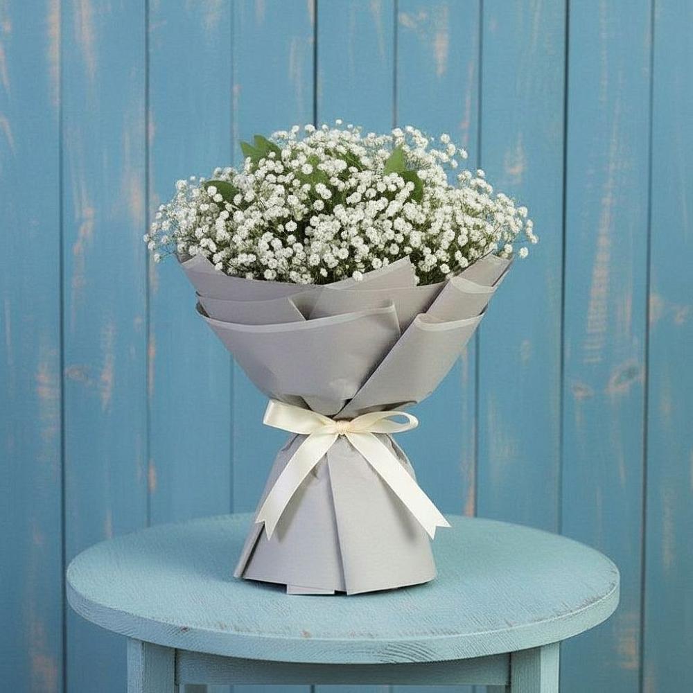 Букет Белые гипсофилы в Вычегодском Букет цветов из: Гипсофила в Вычегодском