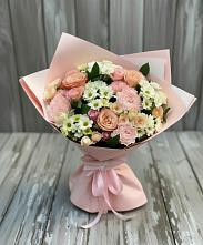 Букет цветов из:  Гвоздики, Розы и Хризантемы #REPLACE_PRED# Вычегодском