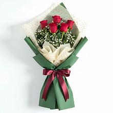 Букет рубиновое очарование в Вычегодском Букет цветов из:  Розы в Вычегодском