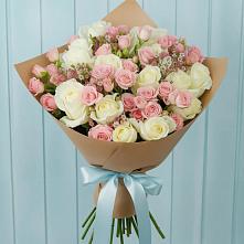 Букет романтичный подарок в Вычегодском Букет цветов из:  Розы в Вычегодском
